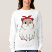 Hamster mit Bandana Sweatshirt (Vorderseite)