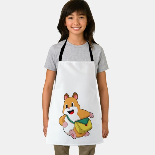 Hamster mit Beutel.PNG Schürze (Insitu)