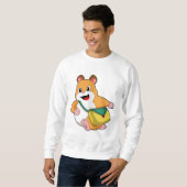 Hamster mit Beutel.PNG Sweatshirt (Vorne ganz)