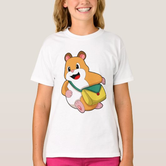 Hamster mit Beutel.PNG T-Shirt (Vorderseite)