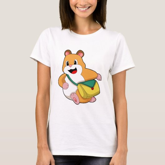 Hamster mit Beutel.PNG T-Shirt (Vorderseite)