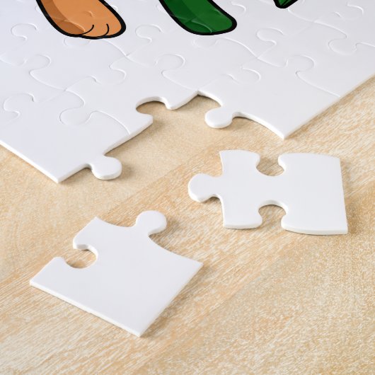 Hamster mit Blume Rose Puzzle (Seite)