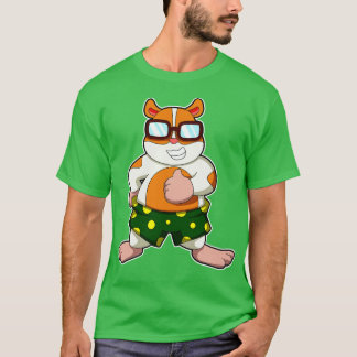 Hamster mit bunten Shorts Sonnenbrillen T-Shirt