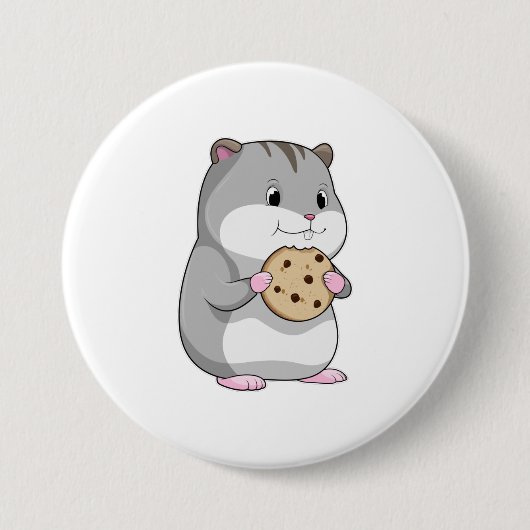 Hamster mit Cookie Button (Vorderseite)