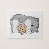 Hamster mit Cookie Puzzle (Horizontal)