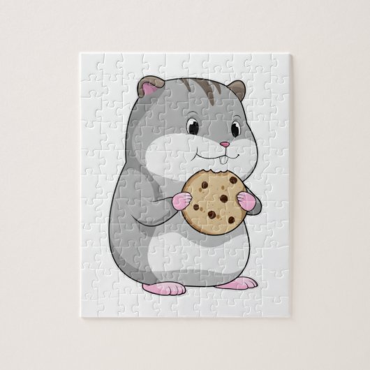 Hamster mit Cookie Puzzle (Vertikal)