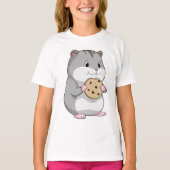 Hamster mit Cookie T-Shirt (Vorderseite)