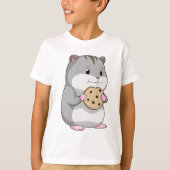 Hamster mit Cookie T-Shirt (Vorderseite)