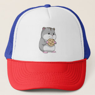 Hamster mit Cookie Truckerkappe