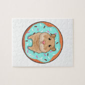 Hamster mit Donut Puzzle (Horizontal)