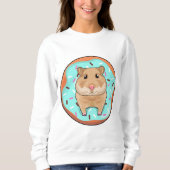 Hamster mit Donut Sweatshirt (Vorderseite)