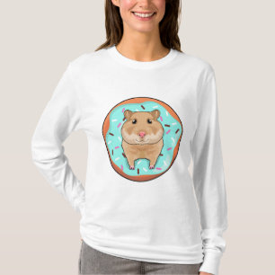 Hamster mit Donut T-Shirt