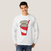 Hamster mit Drink T-Shirt (Vorne ganz)