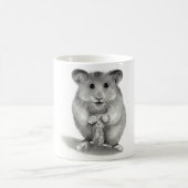 HAMSTER MIT ERDNUSS, BLEISTIFT-KUNST VERWANDLUNGSTASSE (Mittel)
