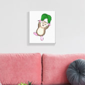 Hamster mit Fallschirm Leinwanddruck (Insitu (Wohnzimmer))