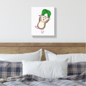 Hamster mit Fallschirm Leinwanddruck (Insitu (Schlafzimmer))