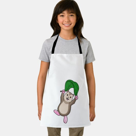 Hamster mit Fallschirm Schürze (Insitu)