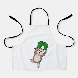 Hamster mit Fallschirm Schürze