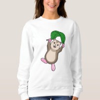 Hamster mit Fallschirm