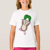 Hamster mit Fallschirm T-Shirt (Vorderseite)