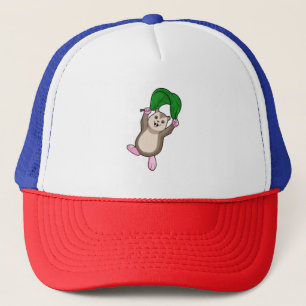 Hamster mit Fallschirm Truckerkappe