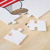 Hamster mit Knochen von Popcorn Puzzle (Seite)