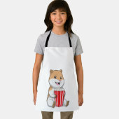 Hamster mit Knochen von Popcorn Schürze (Insitu)