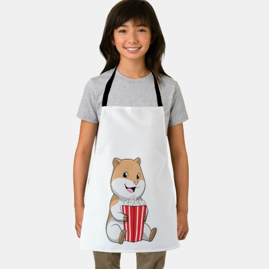 Hamster mit Knochen von Popcorn Schürze (Insitu)