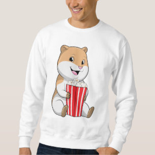 Hamster mit Knochen von Popcorn Sweatshirt