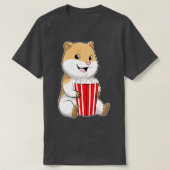 Hamster mit Knochen von Popcorn T-Shirt (Design vorne)