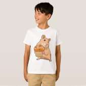 Hamster mit Muffin T-Shirt (Vorne ganz)