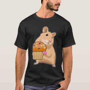 Hamster mit Muffin T-Shirt