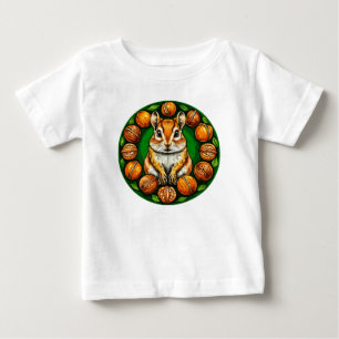 Hamster mit Nüssen Baby T-shirt