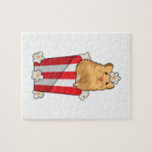 Hamster mit Popcorn Puzzle (Horizontal)