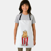 Hamster mit Popcorn Schürze (Insitu)