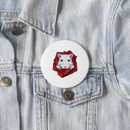Hamster mit Rose Button (Beispiel)