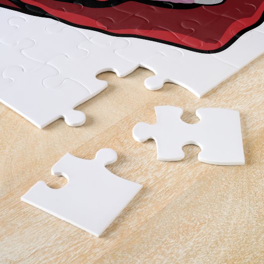 Hamster mit Rose Puzzle (Seite)