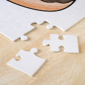 Hamster mit Schokolade Donut Puzzle (Seite)