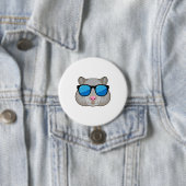 Hamster mit Sonnenbrille Button (Beispiel)