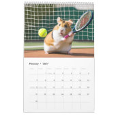 Hamster mit Spaß im Kalender (Feb 2027)