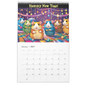 Hamster mit Spaß im Kalender (Jan 2027)