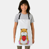 Hamster mit Strawberry Schürze (Insitu)