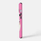 Hamster mit Top Hat Fun Animal iPhone 15 Hülle (Linke Seite)