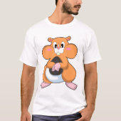 Hamster mit Walnuss T-Shirt (Vorderseite)