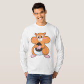 Hamster mit Walnuss T-Shirt (Vorne ganz)