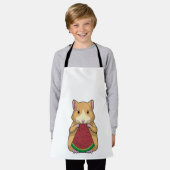 Hamster mit Watermelon Schürze (Getragen)