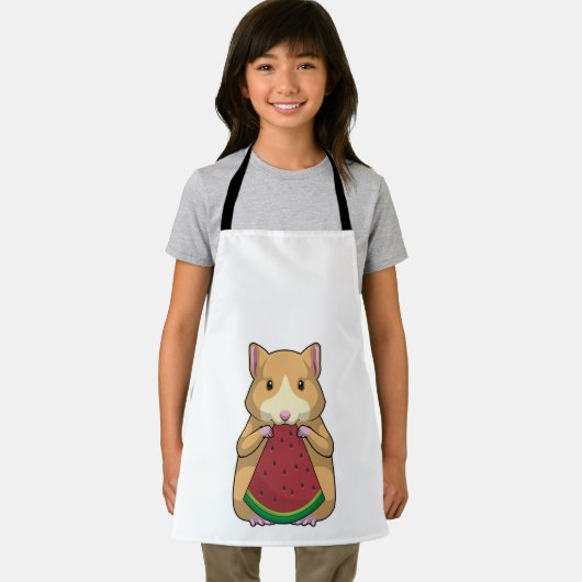 Hamster mit Watermelon Schürze (Insitu)