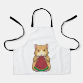 Hamster mit Watermelon Schürze (Vorderseite)