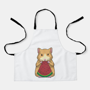Hamster mit Watermelon Schürze