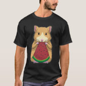 Hamster mit Watermelon T-Shirt (Vorderseite)